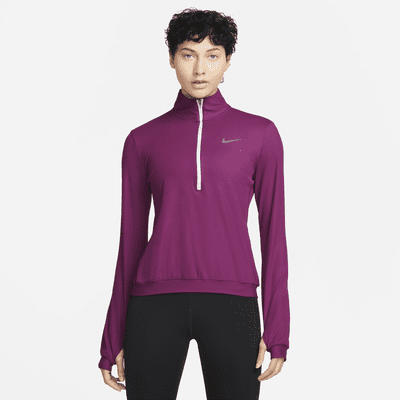 nike half zip women's running top