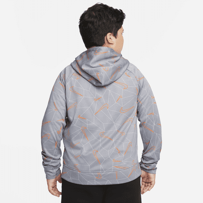 Nike Therma-FIT Big Kids' (Boys') Printed Pullover Hoodie (Extended Size)