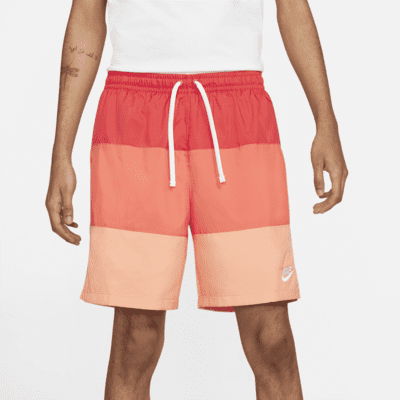 nike colour block shorts pink