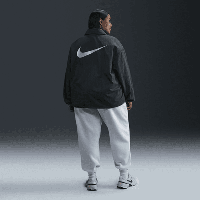 Nike Sportswear Essential Women's Oversized UV Woven Coaches' Jacket (Plus Size)