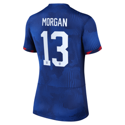 Nike Alex Morgan Uswnt 2023 Stadium Home Big Kids' Dri-fit Soccer Jersey In  White