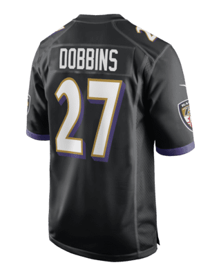 Baltimore Ravens Nike Road Game Jersey - White - J.K. Dobbins - Youth