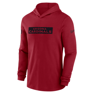 Arizona Cardinals Sideline Men's Nike Dri-FIT NFL Long-Sleeve Hooded Top