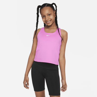 Nike Swoosh Big Kids' (Girls') Dri-FIT Tank Sports Bra. Nike.com