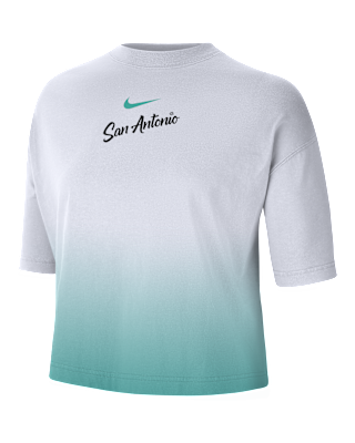 Женская футболка San Antonio Spurs Courtside City Edition Premium Nike NBA Boxy