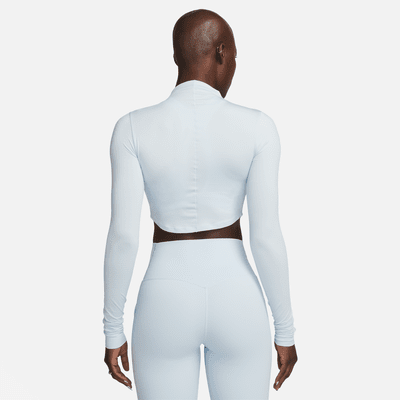 Nike Dri-FIT One Luxe Women's Long-Sleeve Cropped Top. Nike IL