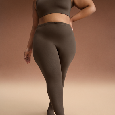 NikeSKIMS Matte Women's High-Waisted Footsie Grip Leggings