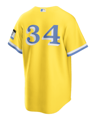 Youth Nike David Ortiz Gold Boston Red Sox City Connect Replica Player Jersey Size: Medium