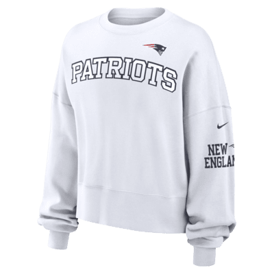 New England Patriots Women's Nike NFL Pullover Crew