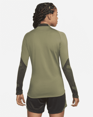 khaki green nike half zip