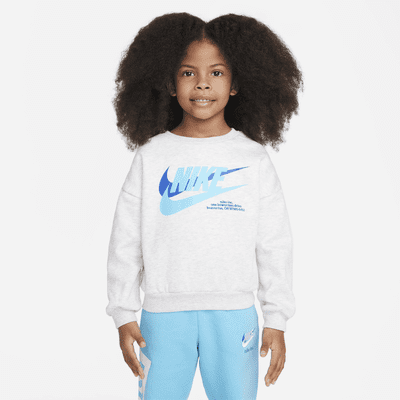 Nike Sportswear Icon Fleece Crew Little Kids' Top. Nike.com