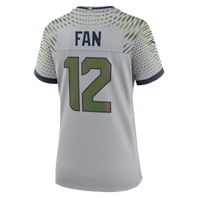 12s Seattle Seahawks Rivalries Collection Women’s Nike NFL Game Jersey