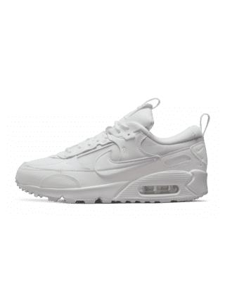 all white new air max