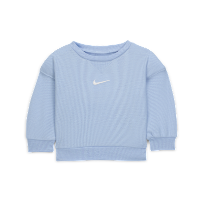 Nike Essentials Baby (0-9M) Crew and Shorts Set