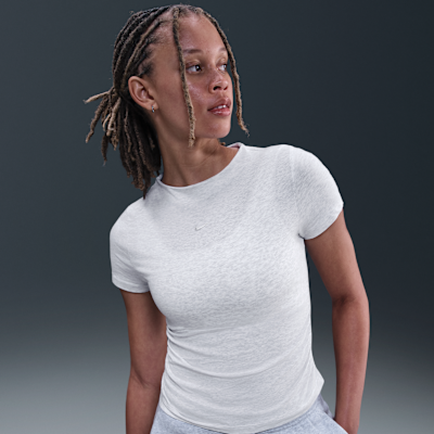 Nike Sportswear Chill Knit Women's Tight Short-Sleeve Mock-Neck Top