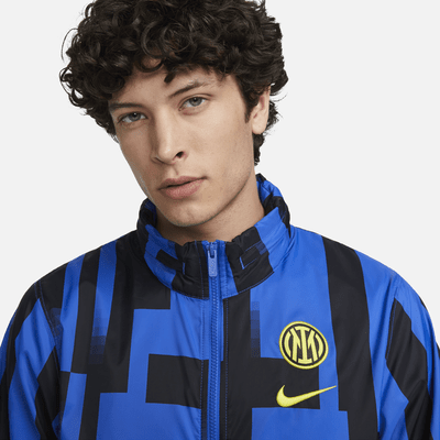Inter Milan Sport Essential Men's Nike Football Lined Woven Tracksuit ...