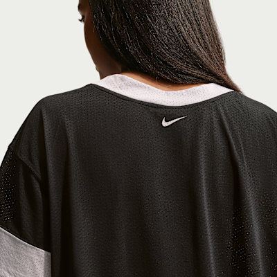 Jersey oversized cropped para mujer Nike Sportswear