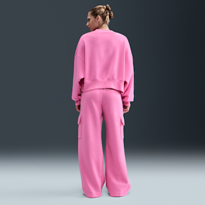 Sudadera de cuello redondo sin cierre extra oversized para mujer Nike Sportswear Phoenix Fleece