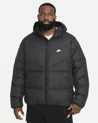 nike down fill jacket grey