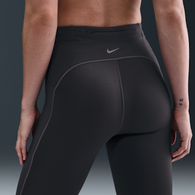 Leggings da running a 7/8 a vita alta con dettagli dal design rifrangente Nike Swift – Donna