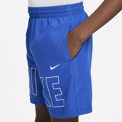 Shorts de entrenamiento de tejido Woven para niño talla grande Nike Multi