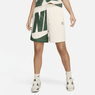 Shorts de French Terry de tiro medio de 15 cm para mujer Nike Air