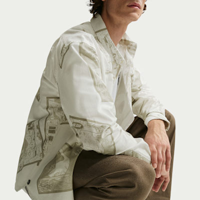 Nike SB Men's Long-Sleeve Button-Up Skate Top