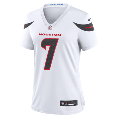 C.J. Jersey de fútbol americano Nike de la NFL Game para mujer Stroud Houston Texans