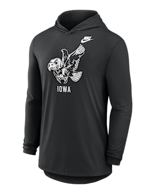 Мужская футболка Iowa Legacy Nike Dri-FIT College Long-Sleeve Hooded