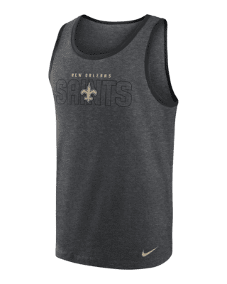 Men's Nike Heather Black New Orleans Saints Team Tri-Blend T-Shirt