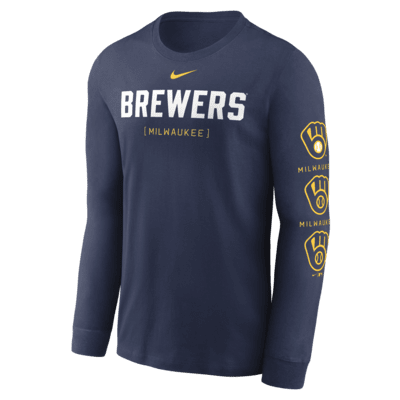 Мужская футболка Milwaukee Brewers Repeater