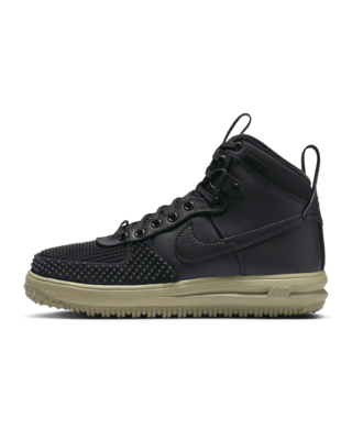 Black nike lunar 2024 force 1 duckboot