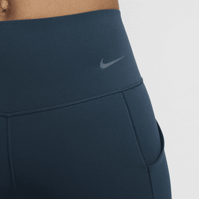 Leggings i fullängd Nike Universa med fickor, mediumstöd och medelhög midja för kvinnor