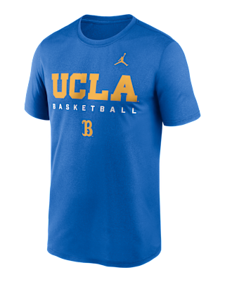 Мужская футболка UCLA Courtside Basketball Legend Jordan Brand Dri-FIT College для баскетбола