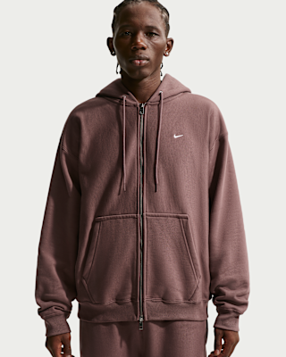 Мужское худи Nike Solo Swoosh Full-Zip Fleece Hoodie