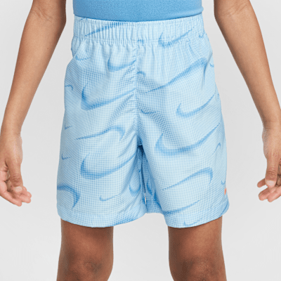 Conjunto de shorts de 2 piezas con estampado Rhythm para niños talla pequeña Nike Dri-FIT