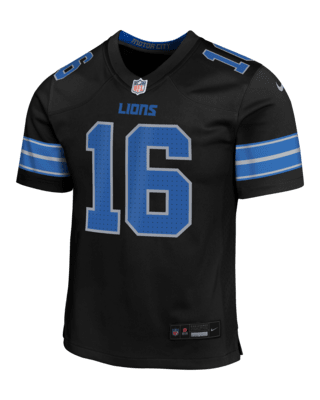 Подростковые джерси Jared Goff Detroit Lions Big Kids' Nike NFL Game Jersey