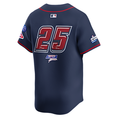 Atlanta Braves Bristol Men's Nike Dri-FIT ADV MLB Limited Jersey