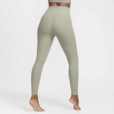 Leggings de tiro alto de 7/8 con sujeción suave para mujer Nike Zenvy Rib