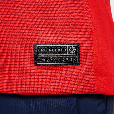 Norway 2025 Stadium Home (kvindehold) Nike Dri-FIT Replica-fodboldspillertrøje til større børn