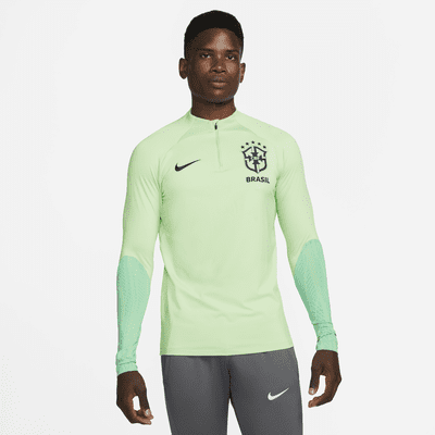 gancho Gimnasio matraz Brasil Strike Camiseta de fútbol de entrenamiento de tejido Knit Nike  Dri-FIT - Hombre. Nike ES