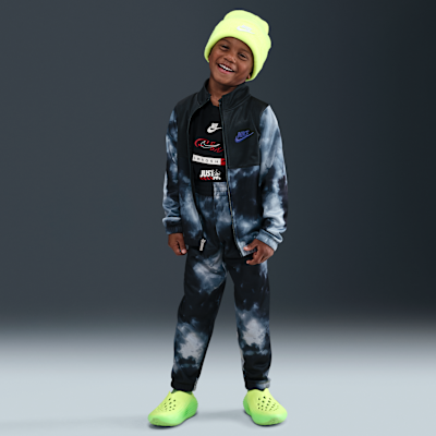 Nike Sportswear Dri-FIT Little Kids' Futura Storm Printed 2-Piece Propus Set