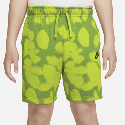 Nike Sportswear Big Kids' (Boys') Printed French Terry Shorts (Extended Size)