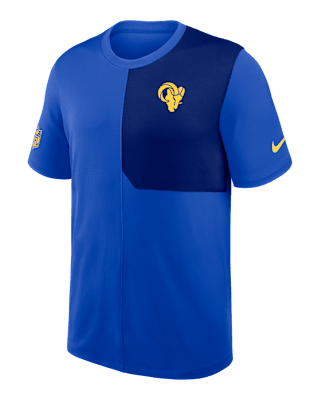 Мужские  Los Angeles Rams Sideline Coach Nike Dri-FIT NFL Top