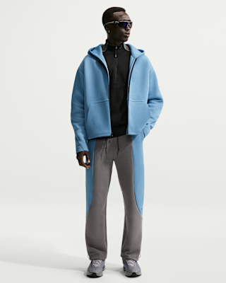 Мужские  Nike Tech Color-Block Open-Hem Fleece Pants