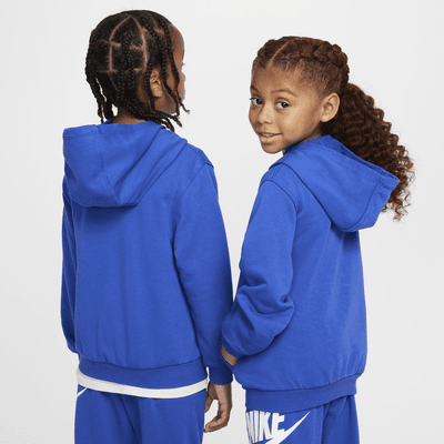 Sudadera con gorro para niños talla pequeña Nike Sportswear Club French Terry Pullover