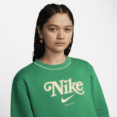 Nike Sportswear Dessuadora de coll rodó de teixit Fleece - Dona