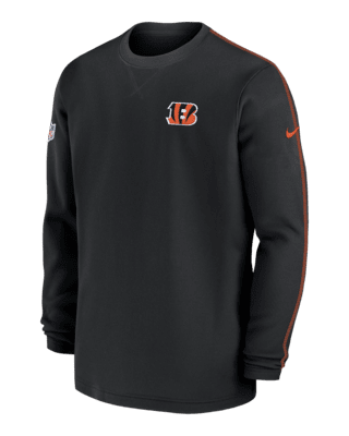 Мужские  Cincinnati Bengals Sideline Coach Men’s Nike NFL Long-Sleeve Top