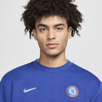 Felpa da calcio a girocollo Nike Chelsea FC Club – Uomo