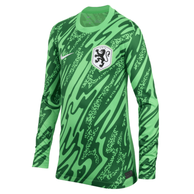 Holland 2024/25 Stadium Goalkeeper Nike Dri-FIT Replica-fodboldtrøje til større børn (kvindehold)